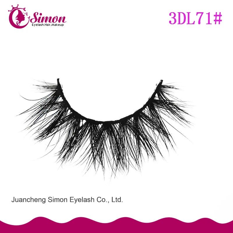 Makeup Eyelashes Siberian Fluffy 100% 3D Real Mink Fur Strip Lashes