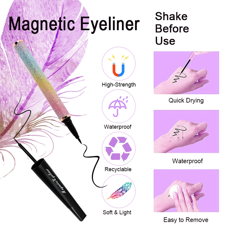 Newest Arrival Invisible Magnetic Faux Mink Eyelashes Set Magnetic Lashes