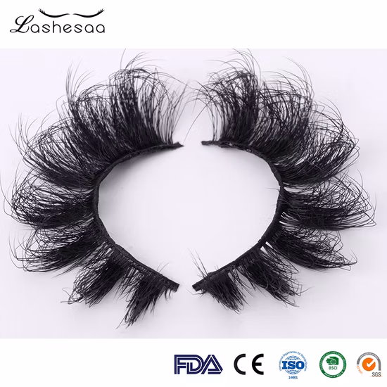 Ciglia finte ciuffi voluminose di Worldbeauty Ciglia lunghe naturali a fascia invisibile